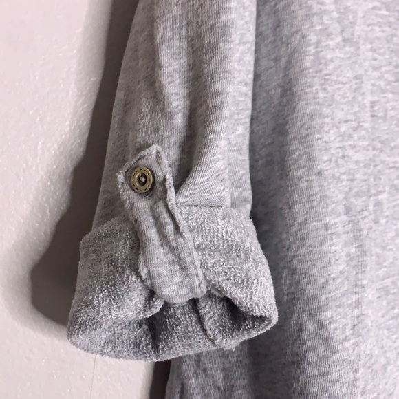 Style & Co gray rear Floral Paisley panel pullover top woman’s medium - Picture 4 of 5